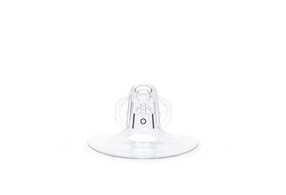 Elvie 21mm shield pack featuring two BPA-free nipple flanges for everyday pumping.