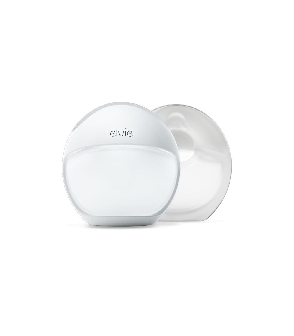Elvie Curve wearable breast pump in-bra for hands-free milk expression