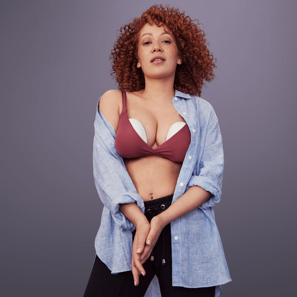 Elvie portable hands-free pumping setup in a compact case.