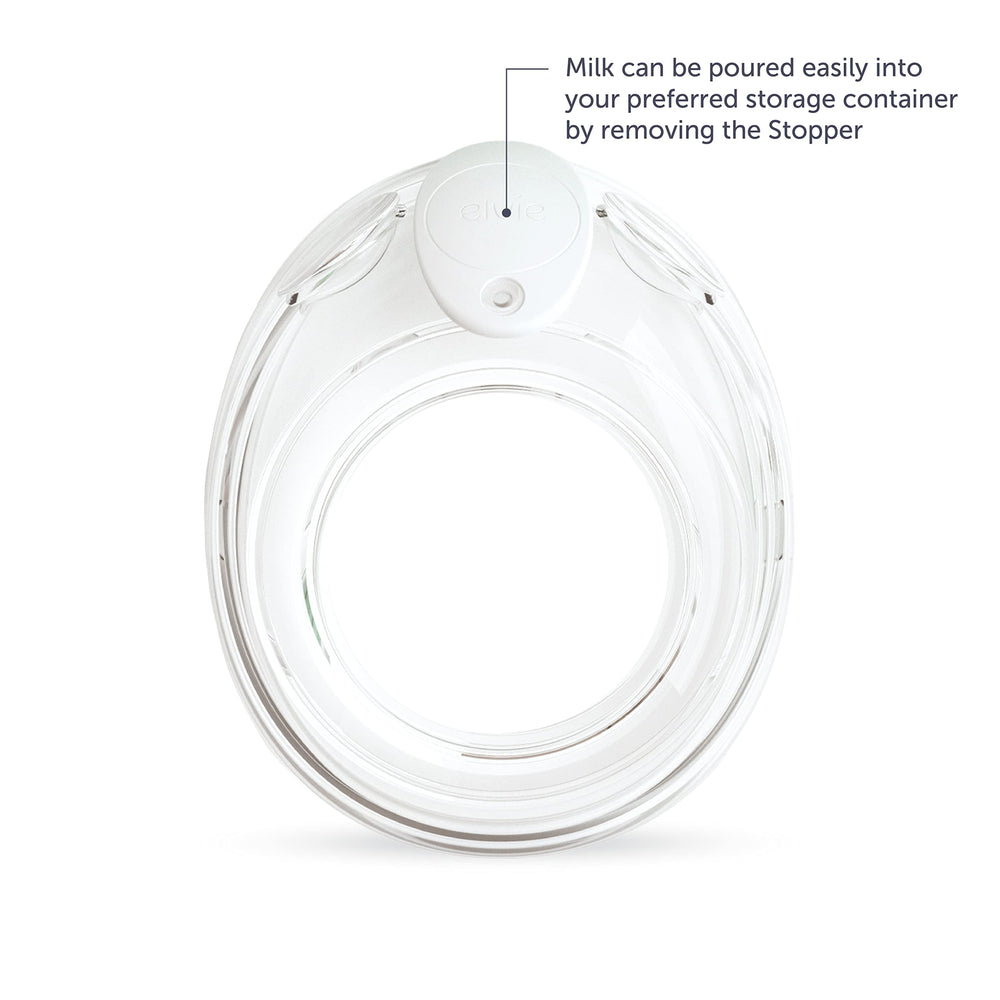 Elvie Stride cups with stoppers and seals for neat decanting