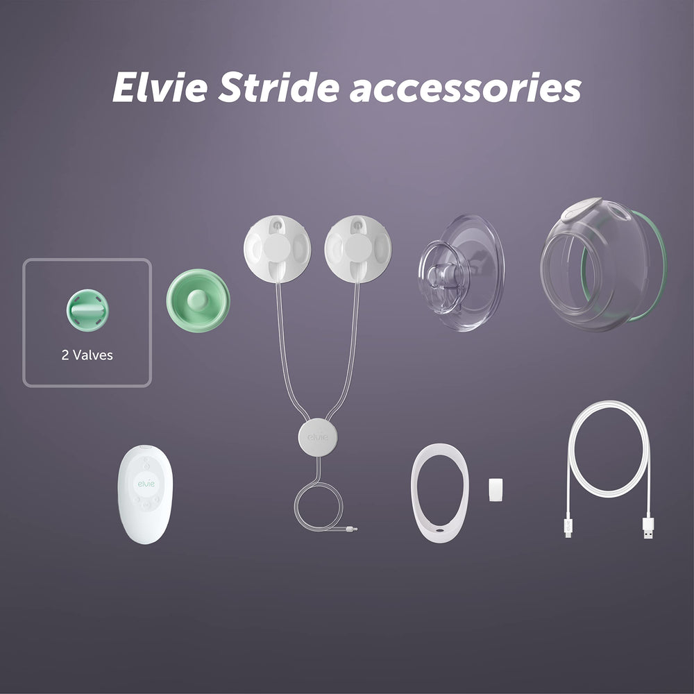 Elvie Stride valve set, 3-pack ready to replace worn parts