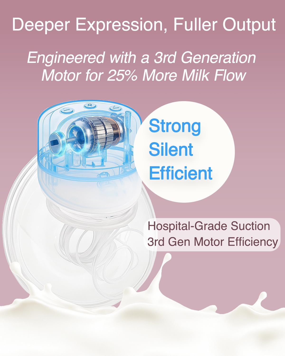 Elylina 24mm flange size offers a secure fit for many moms.