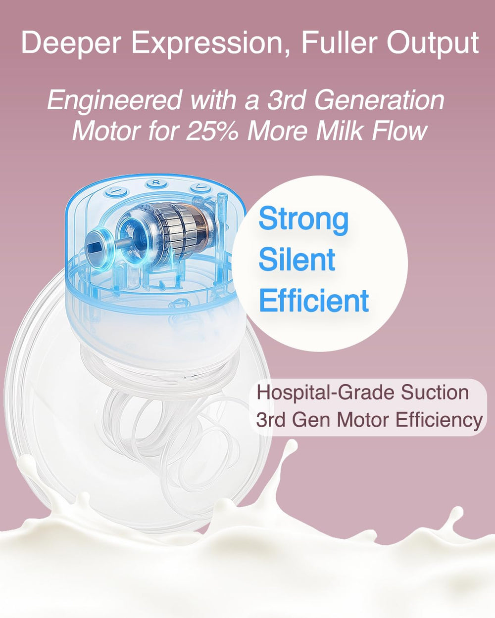 Elylina 24mm flange size offers a secure fit for many moms.