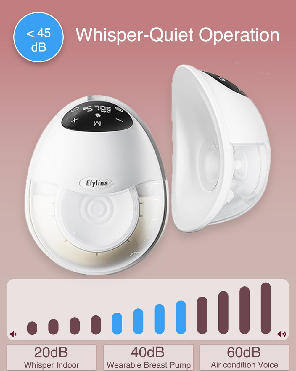 Elylina comfort cups 21-24-27mm reduce rubbing