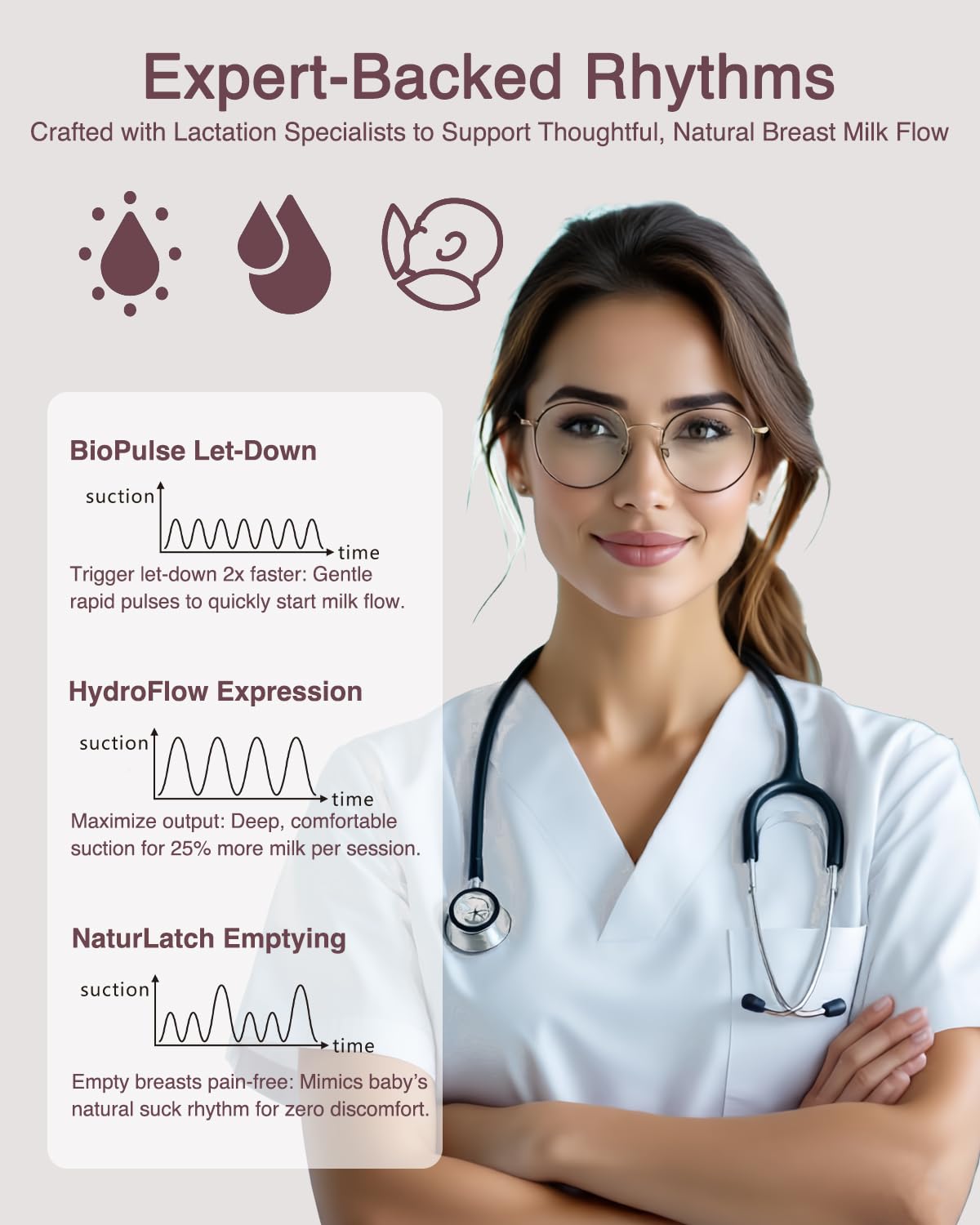 Elylina ultra-slim pump discreet under clothing during meetings