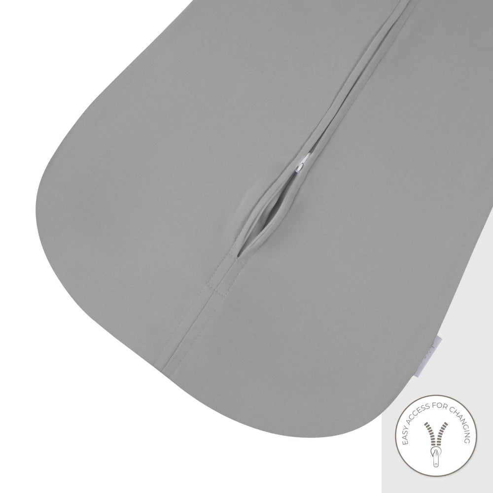Ely's Co. Sleep Sack bottom zipper detail for quick changes.