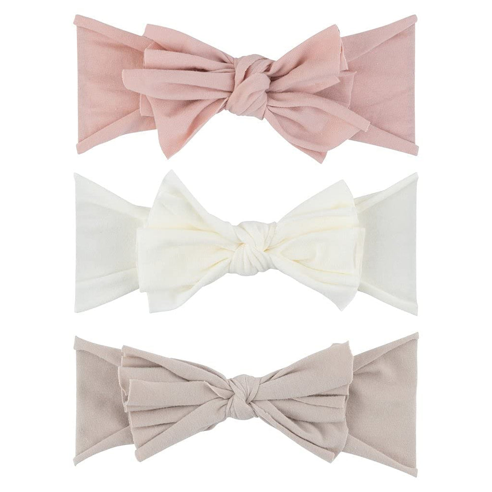 Ely's & Co. Bow Headband blush pink for soft daily comfort