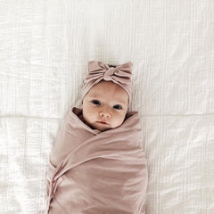 Ely's & Co. Bow Headband blush pink chic for photos