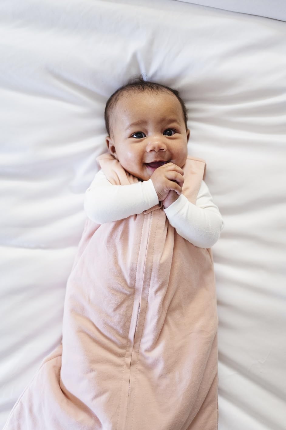 Breathable, lightweight design from Ely's & Co keeps baby comfortable.