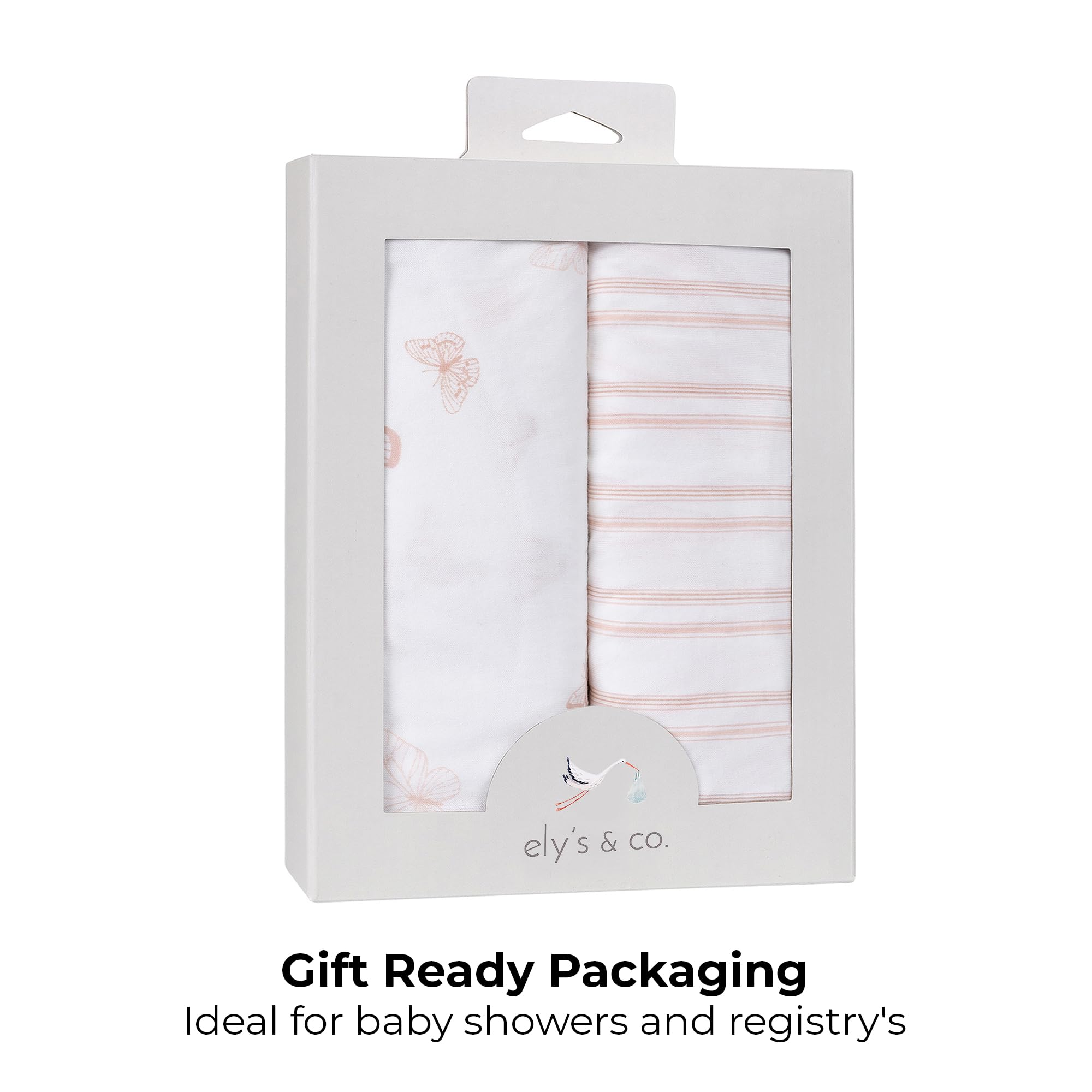 Ely's & Co. two-pack set shown for quick diaper changes and coordinated styling.