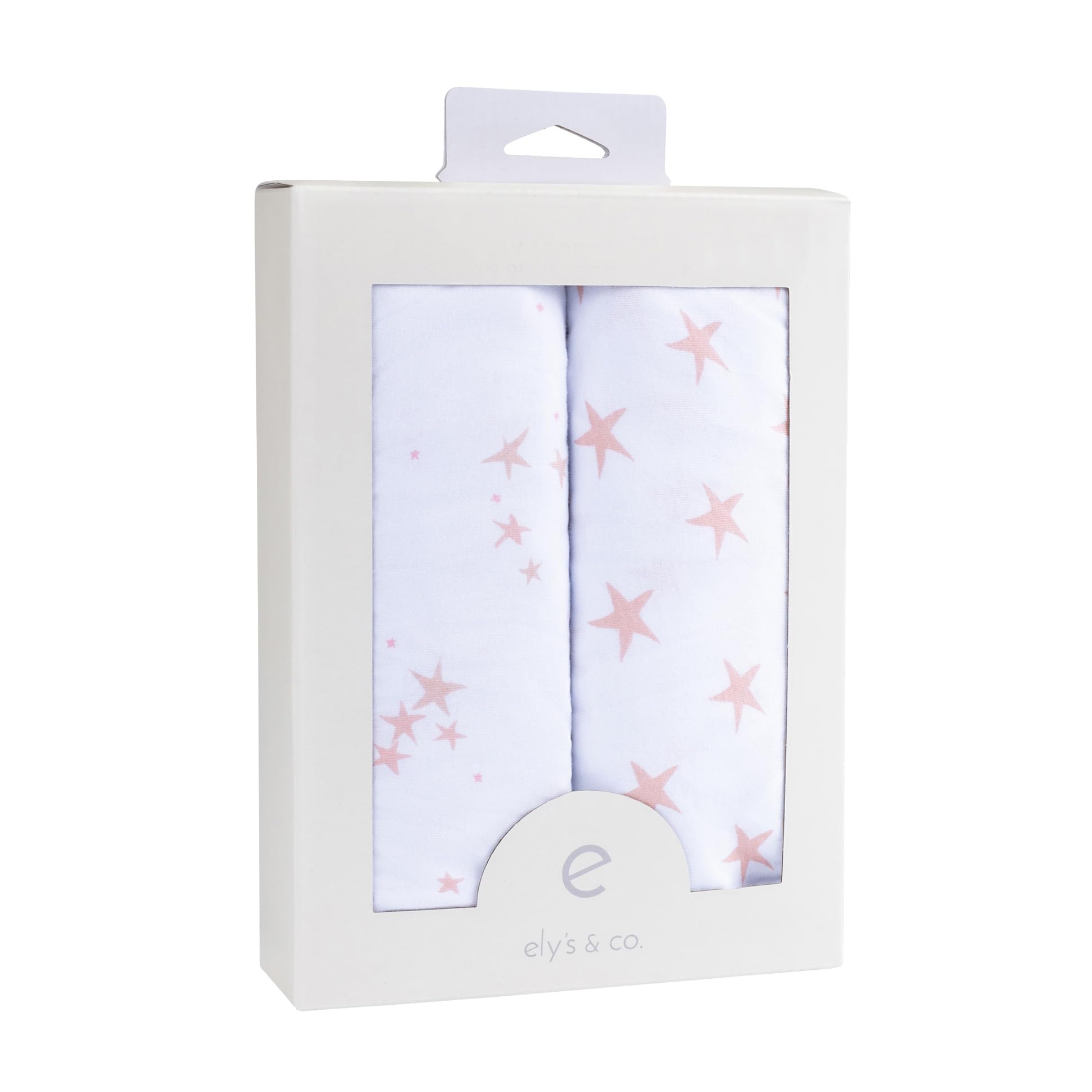 Ely's & Co elastic band provides a secure fit on standard changing pads.