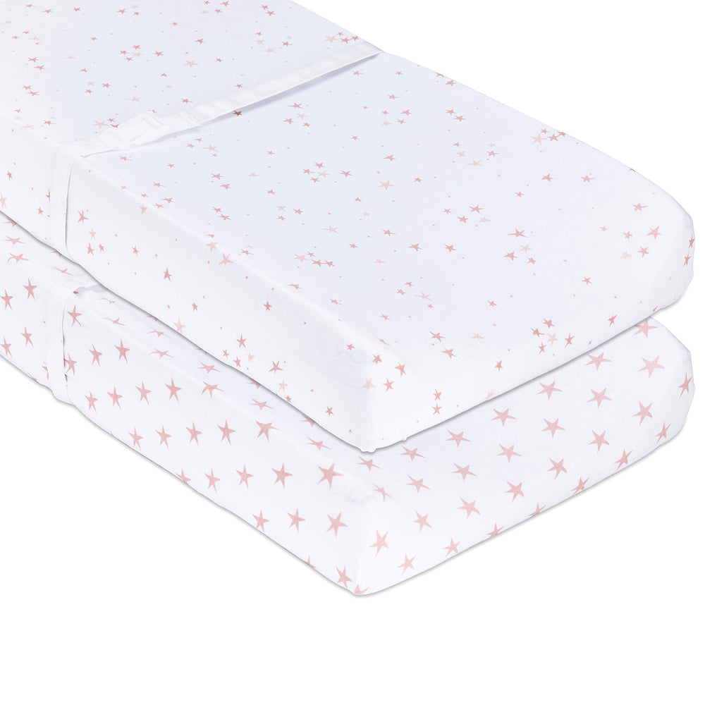 Ely's & Co jersey cotton sheet offers a lightweight, gentle touch at changes.