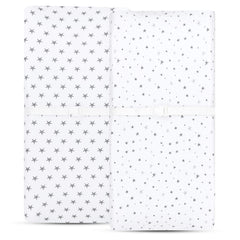 Ely's & Co jersey knit cotton sheets offer soft, breathable baby comfort.
