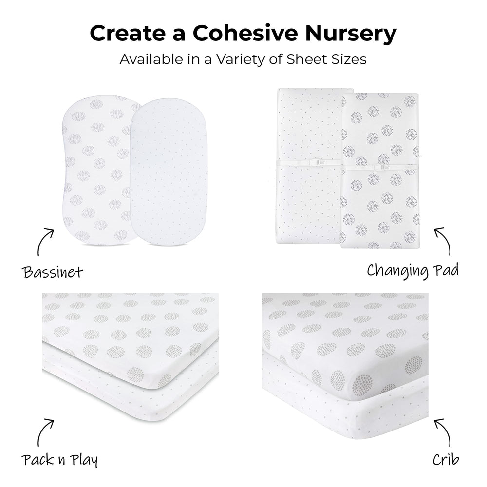 Ely's & Co sheets are machine washable and dryer safe for busy parents