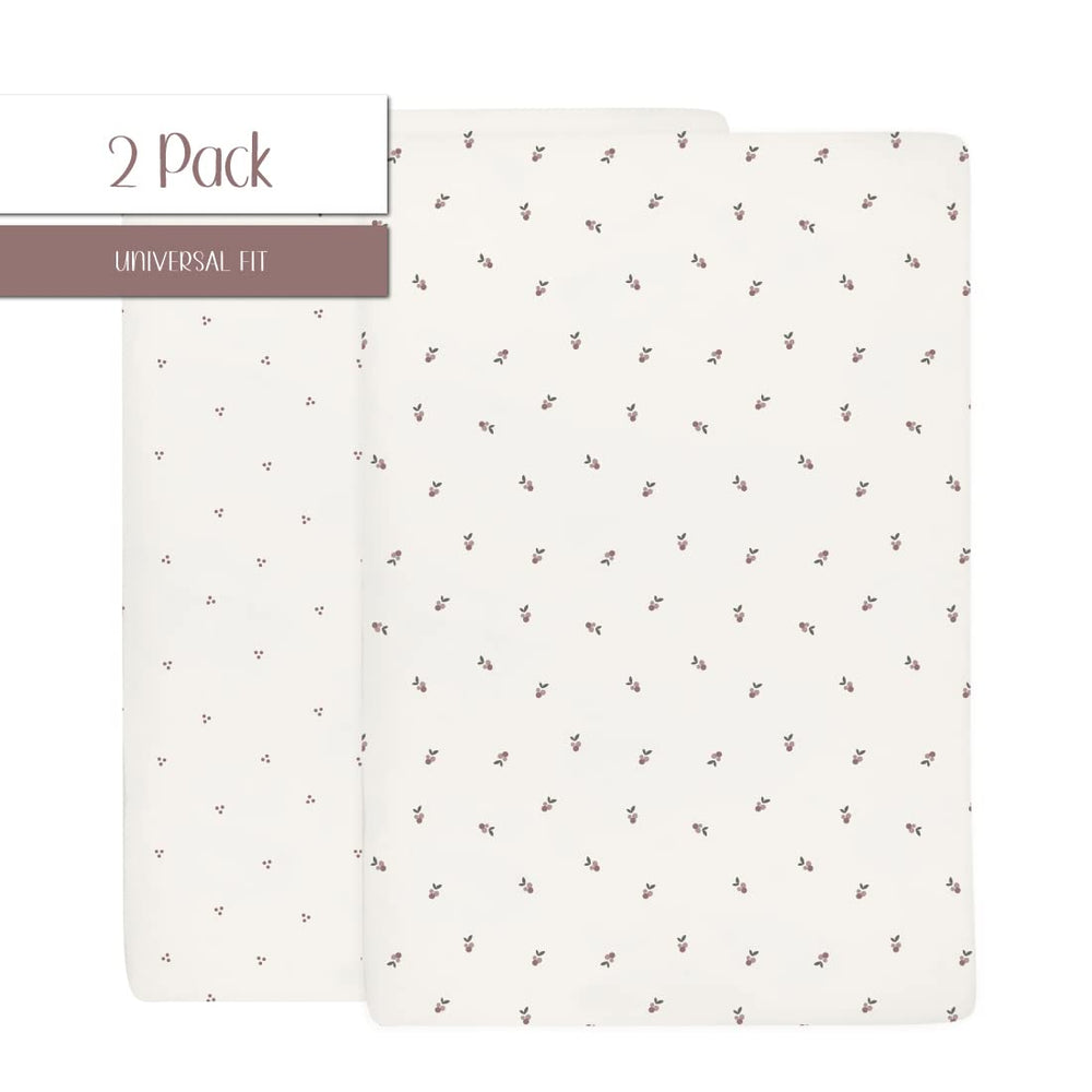 Machine washable and dryer safe crib sheet by Ely's & Co