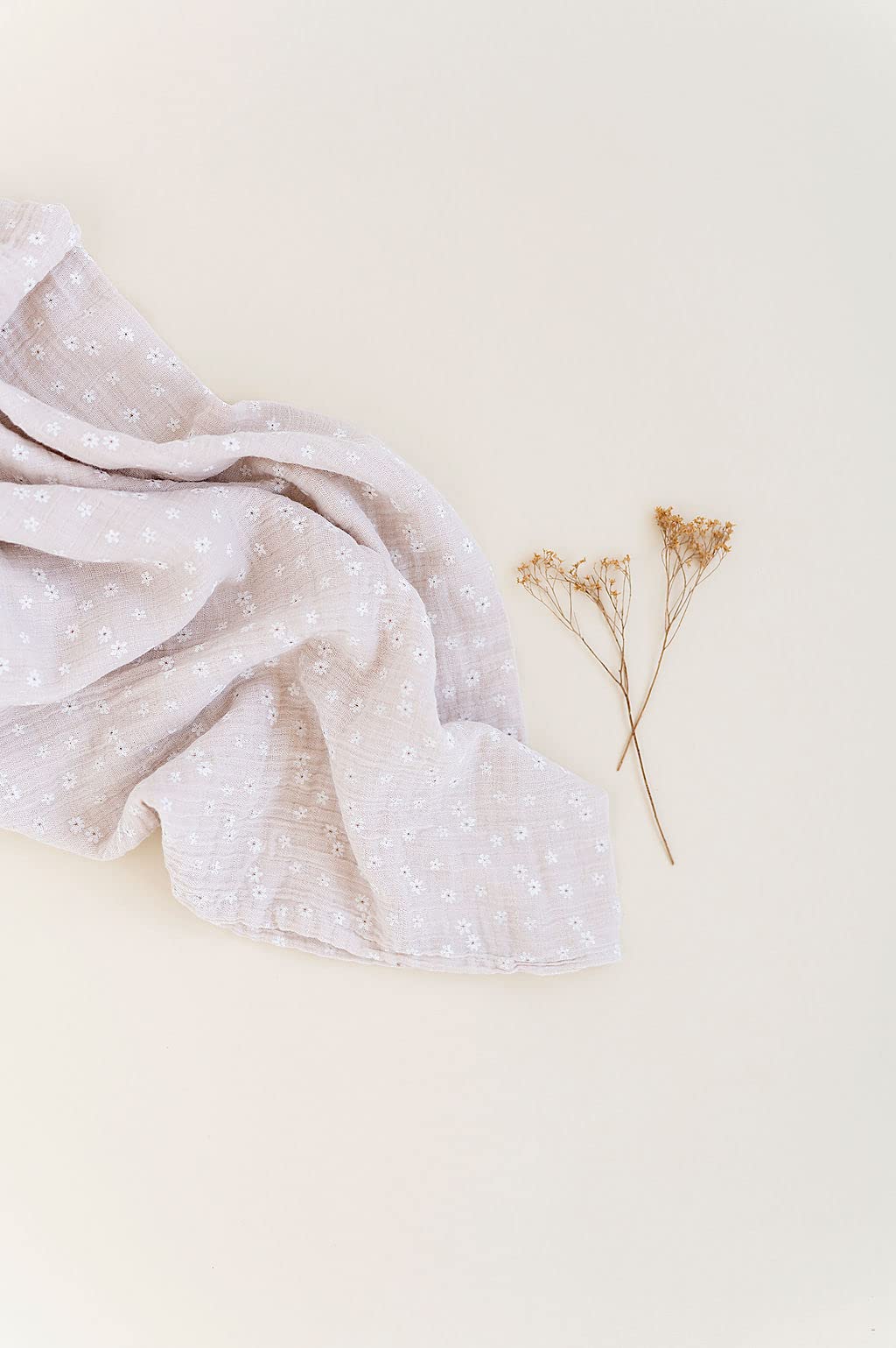 Ely's & Co. cotton muslin swaddle blanket pre-washed for softness