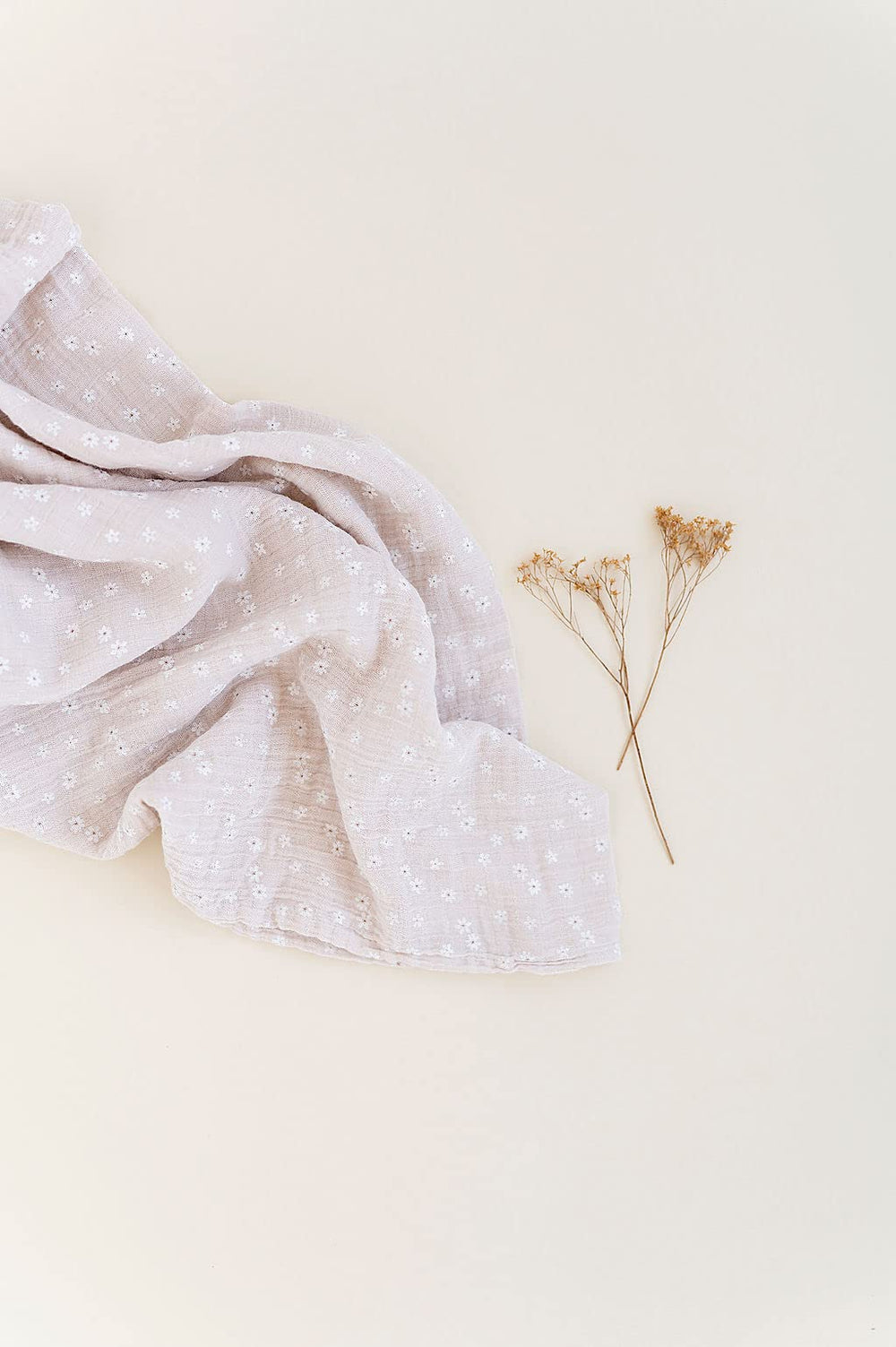 Ely's & Co. cotton muslin swaddle blanket pre-washed for softness
