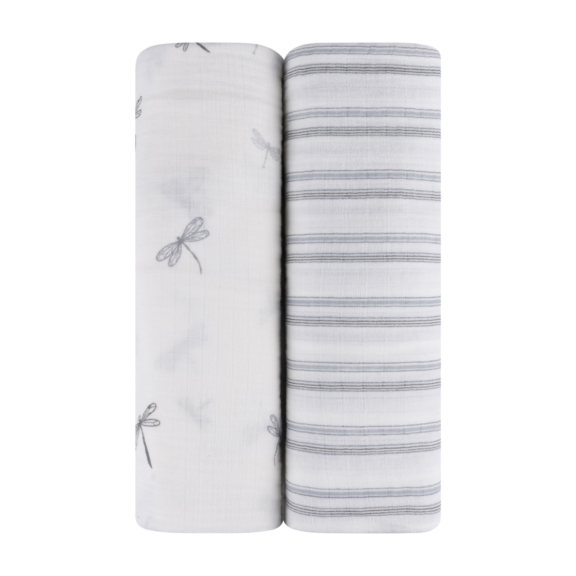 Closeup of Ely's & Co muslin fabric showing soft breathable cotton.