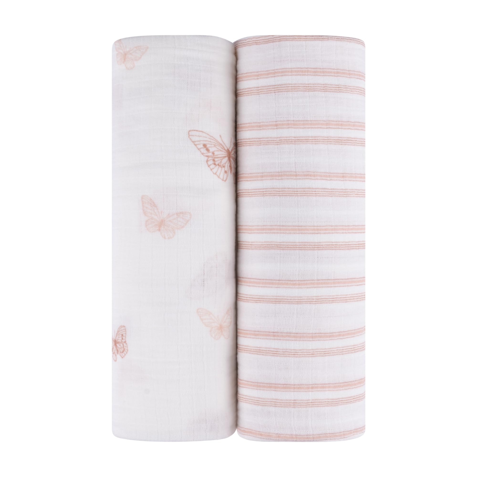 Ely's & Co. muslin swaddles are machine washable and soften with each wash.