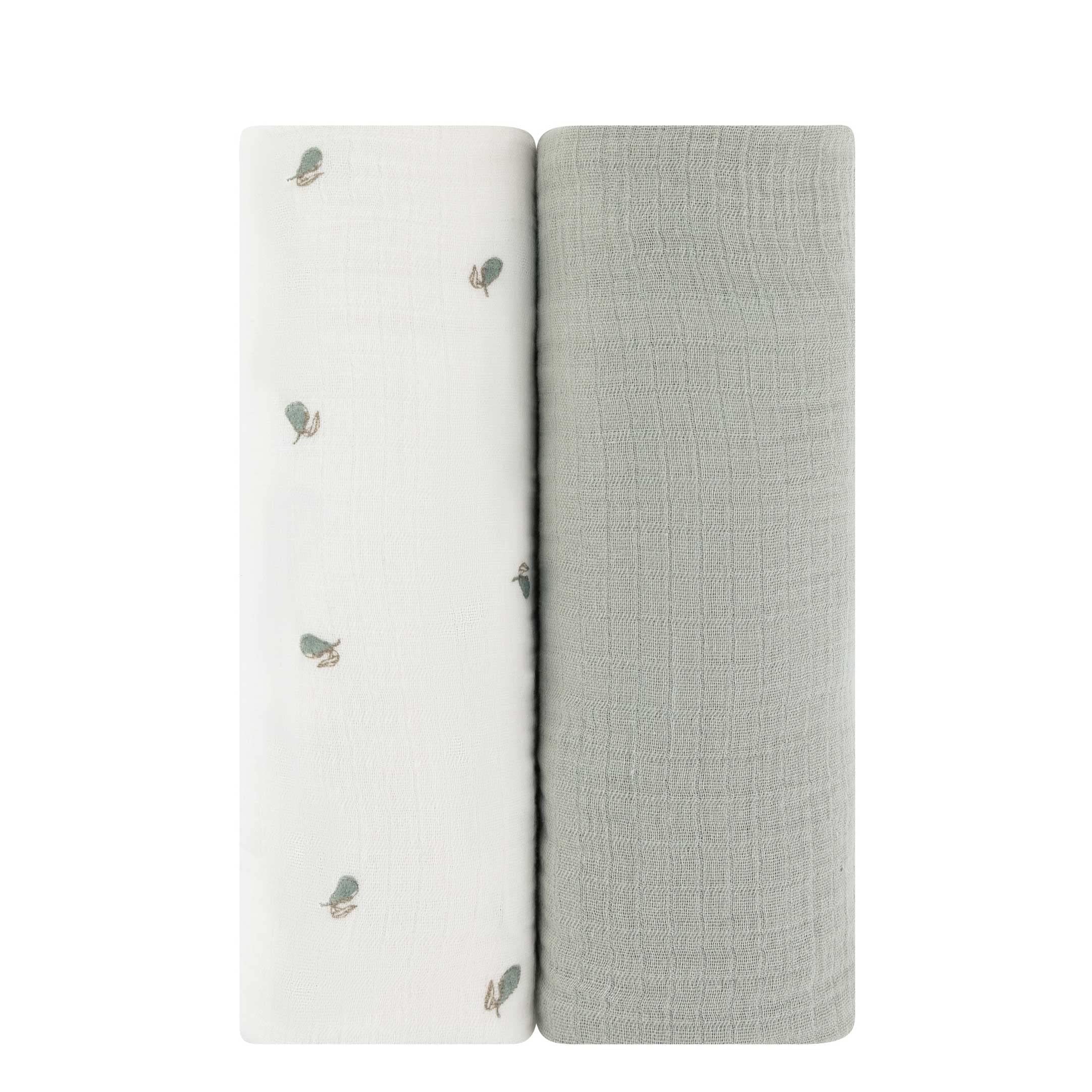 Ely's Co. muslin swaddle burp cloth alternative