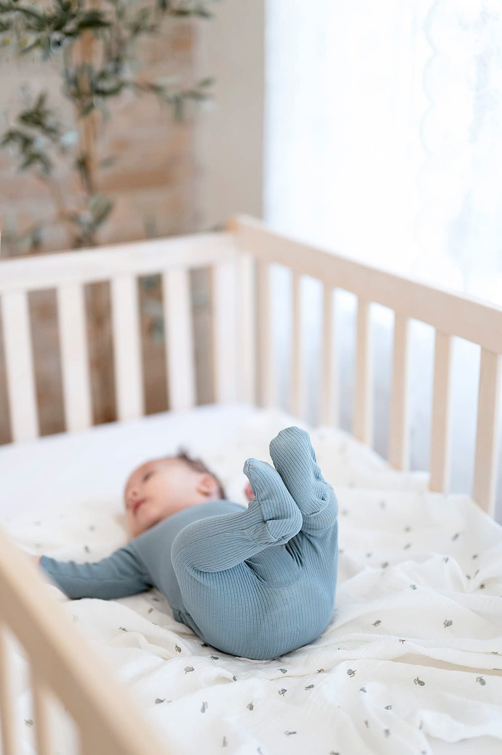 Ely's Co. muslin swaddle car-seat cover option