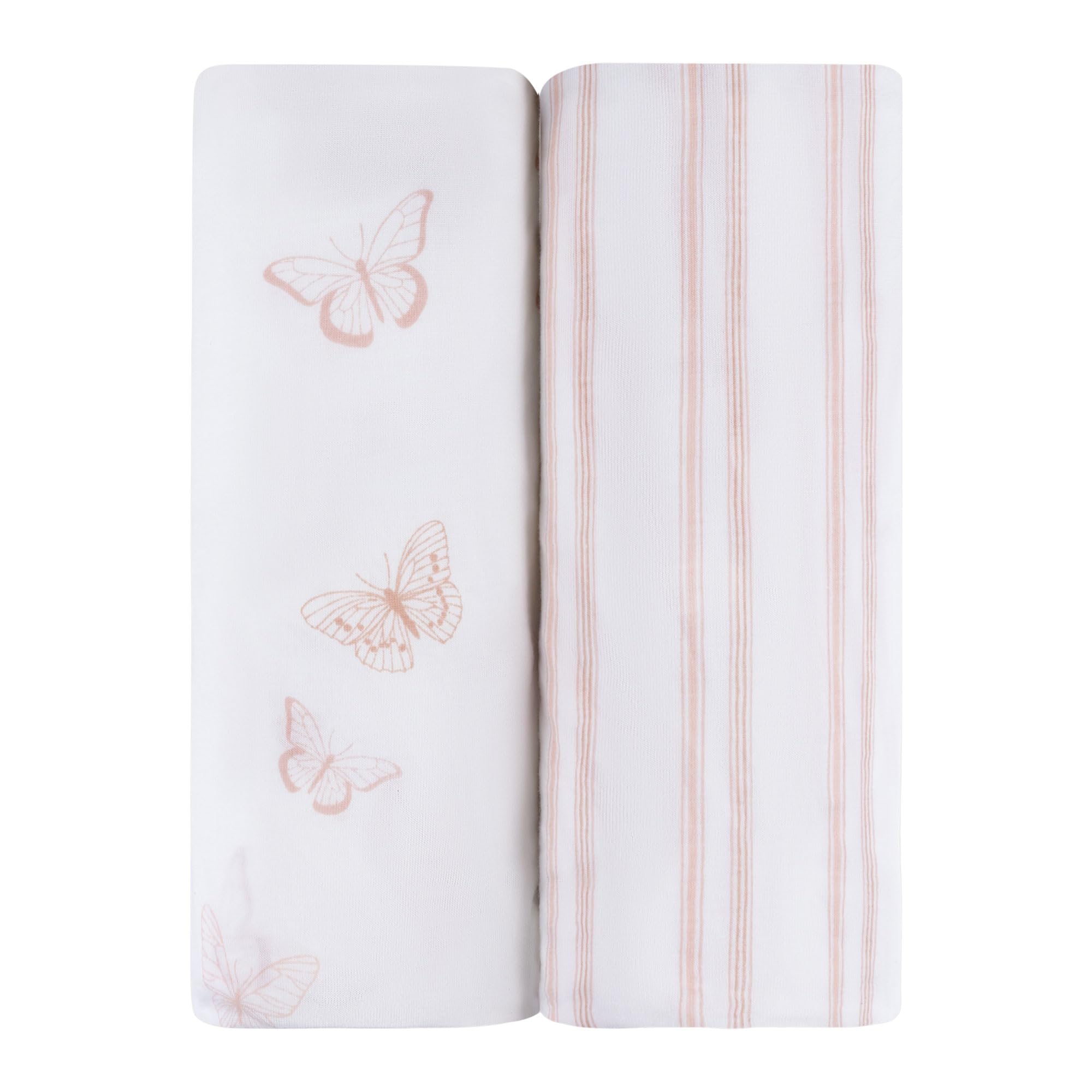 Ely's & Co. two-pack changing pad covers, versatile for pads and cradles.