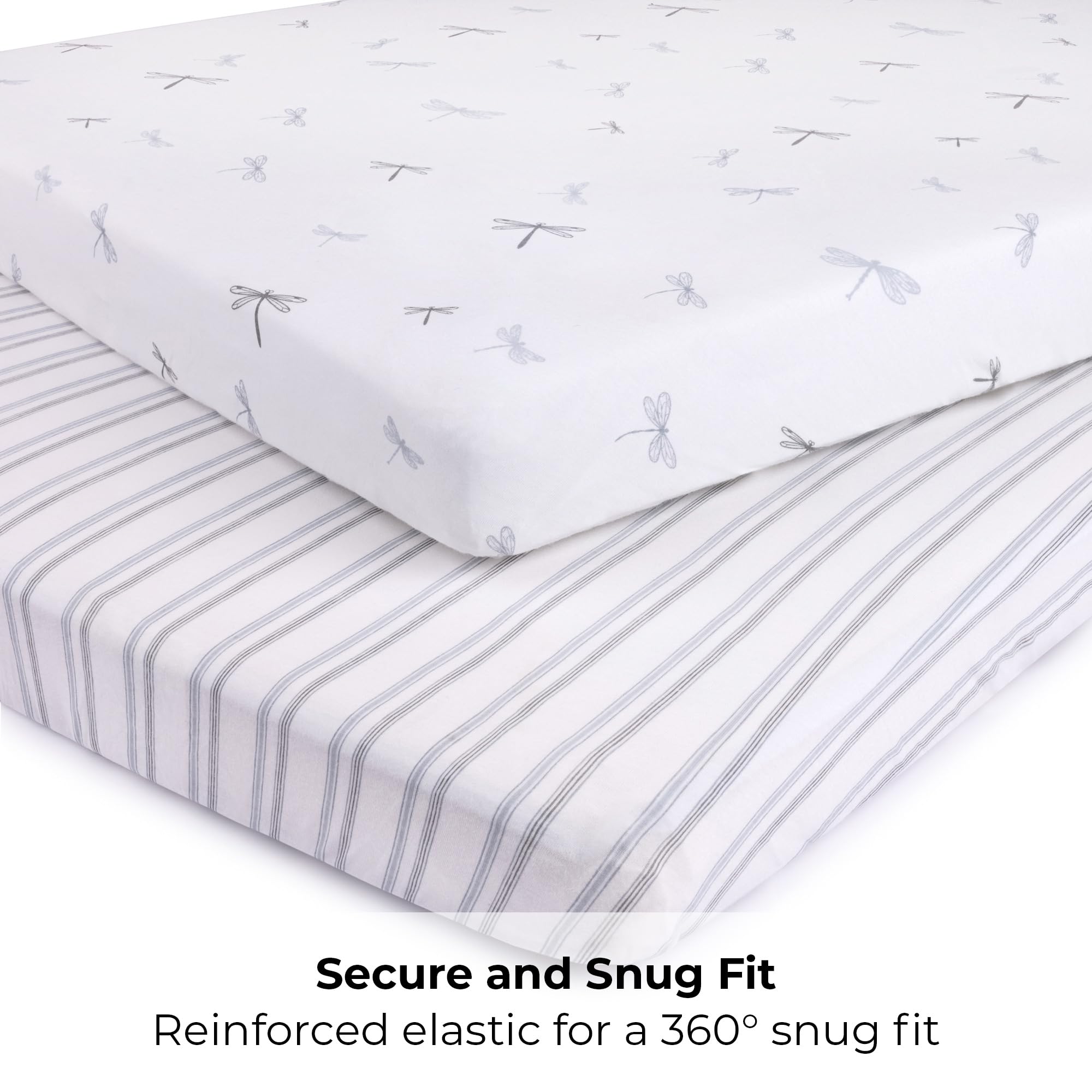 Sheets compatible with Graco Pack n Play for easy setup and swaps.