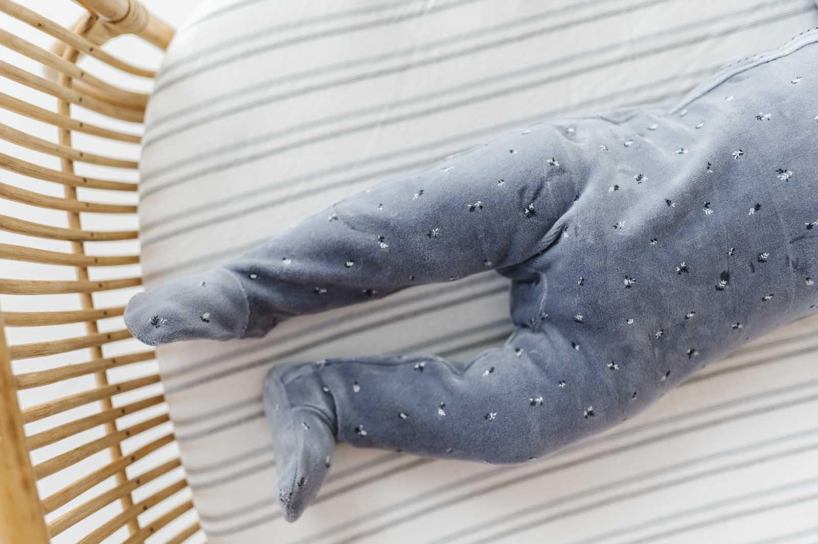 Gift-ready two-pack with a playful blue dragonflies and stripes design.