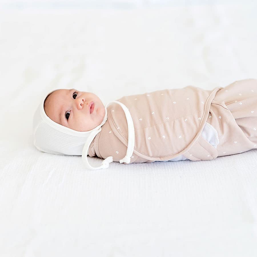 Dusty blue sleep bag included for a stylish nursery look.