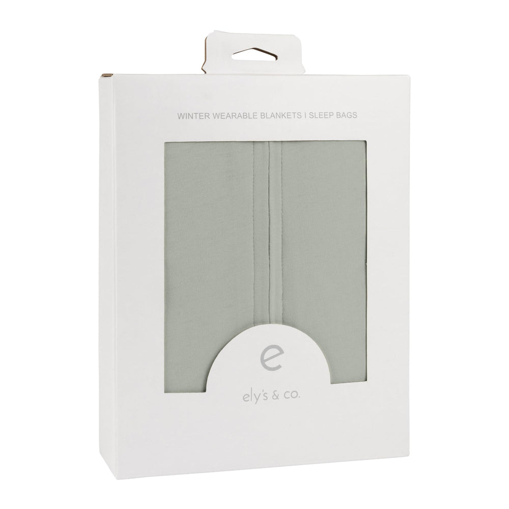 Ely's & Co sleep sack front zipper enables quick diaper changes