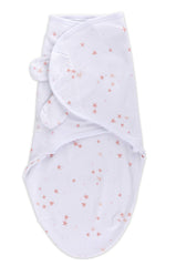 Soft Ely's & Co swaddle wrapped around baby during nap time
