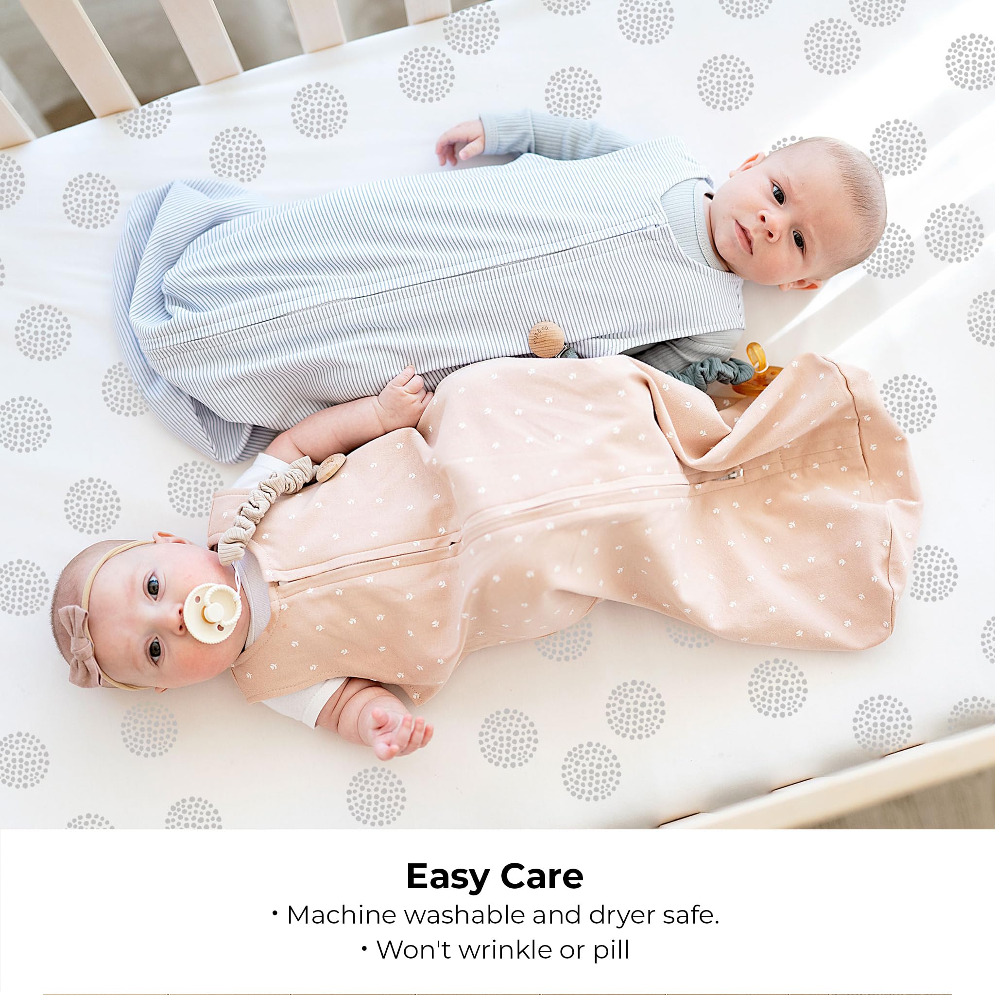 Ely's & Co sheet dimensions 24x38x5 inches fit standard pack n play