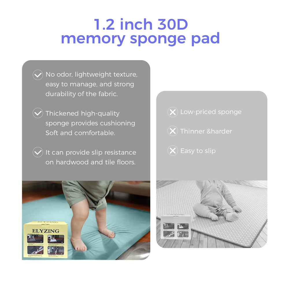 ELYZING mat ideal for tummy time and early learning patterns.