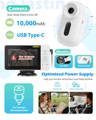 Elzeeo 360 degree camera mount allows flexible positioning.