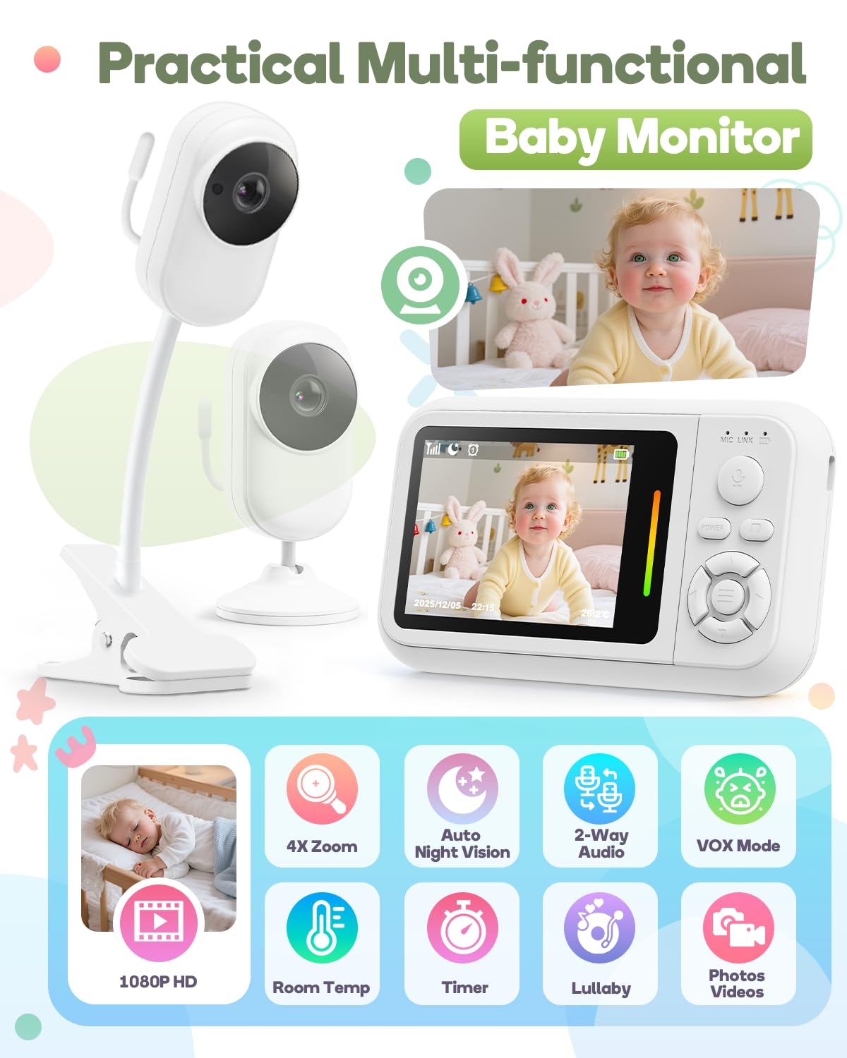 Elzeeo night vision reveals clear infrared view without disturbing light.