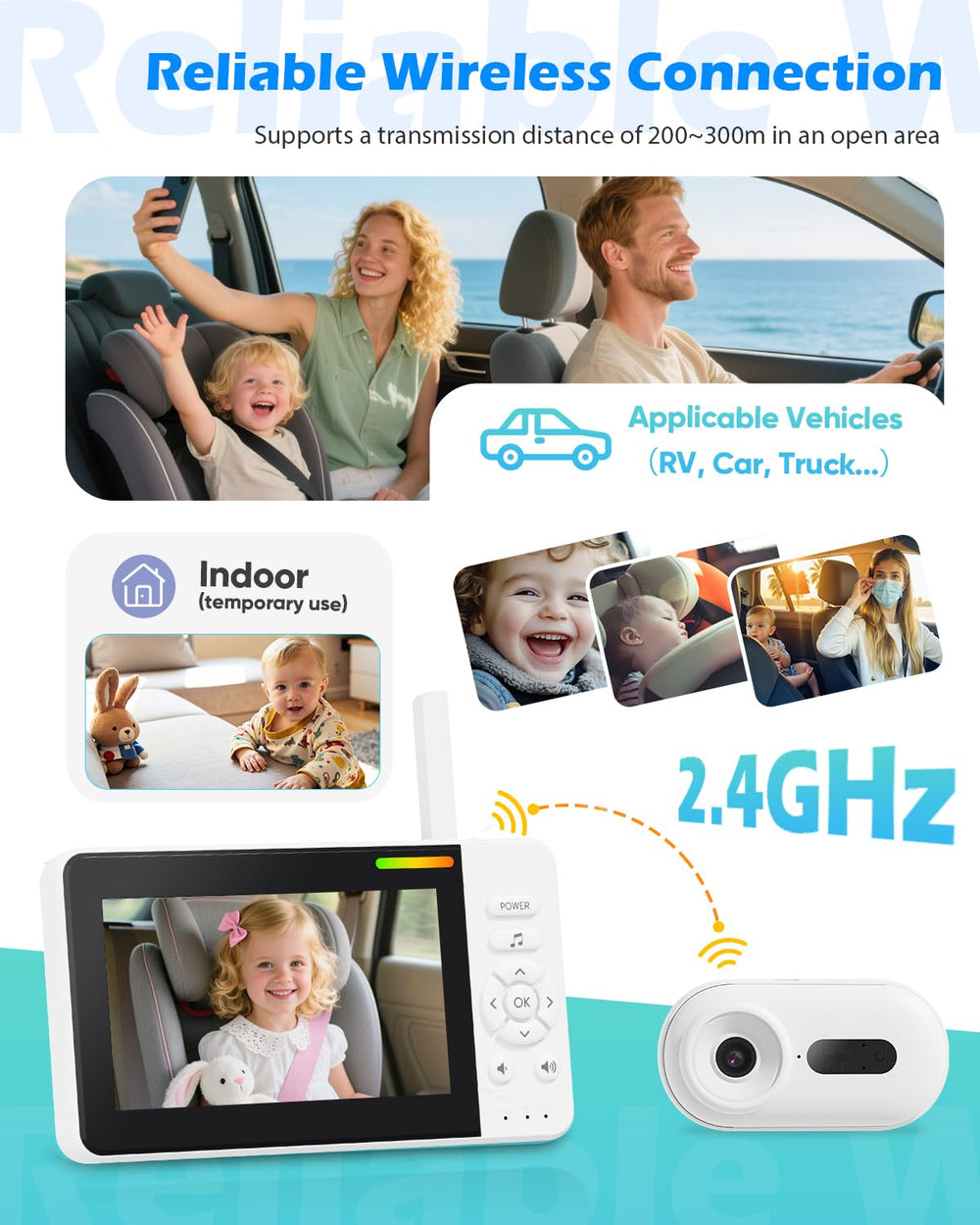 Elzeeo easy install dash mount reduces setup time.