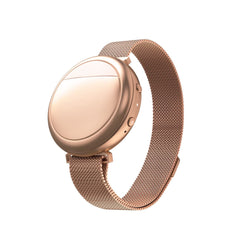 Embr Wave rose gold wrist-worn bracelet providing cooling relief during hot flashes