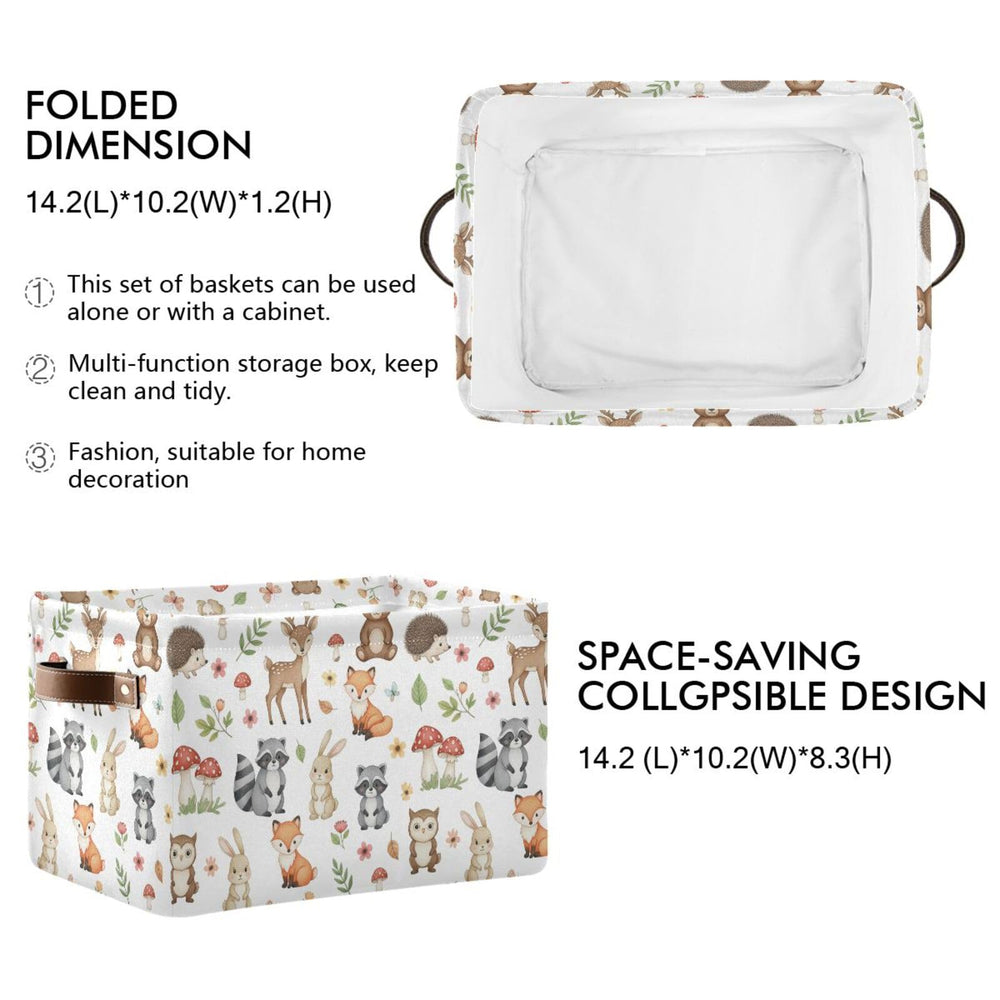 Emelivor storage bins made of sturdy polyester for durable everyday use