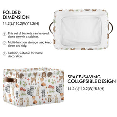 Emelivor storage bins made of sturdy polyester for durable everyday use
