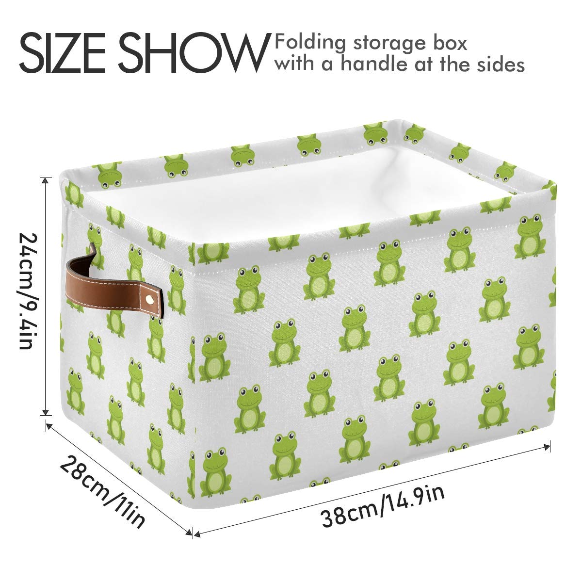 Emelivor waterproof-lined storage bin prevents moisture from seeping in.