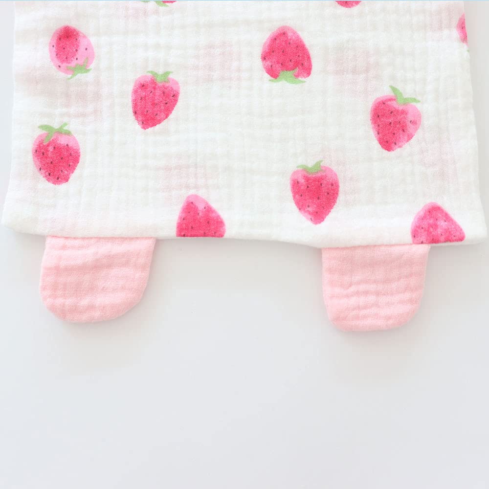 Emenpy bunny security blanket made of soft muslin for breathable comfort