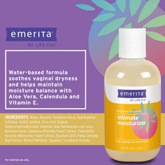 Emerita Calendula Aloe Vera Vitamin E blend for soothing vaginal skin.