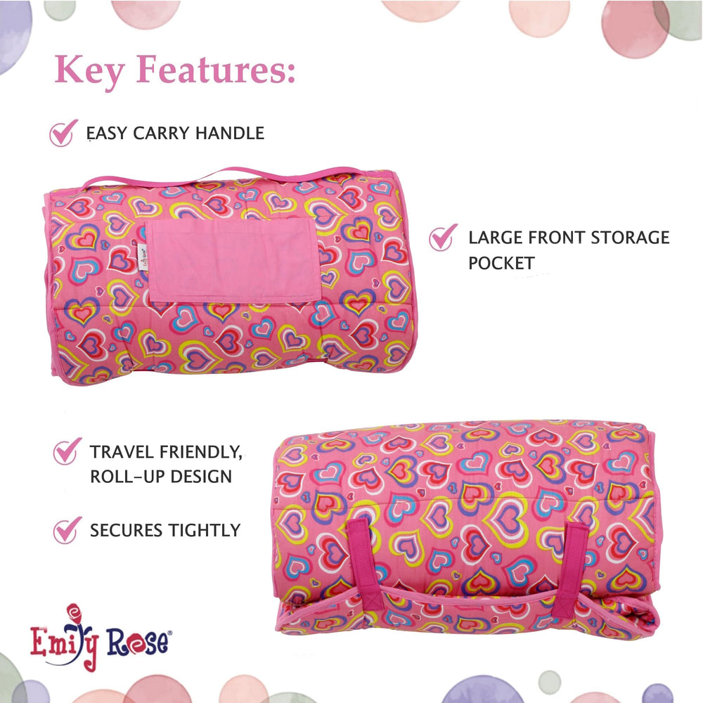 Emily Rose 51x20 inch nap mat fits standard daycare cubbies