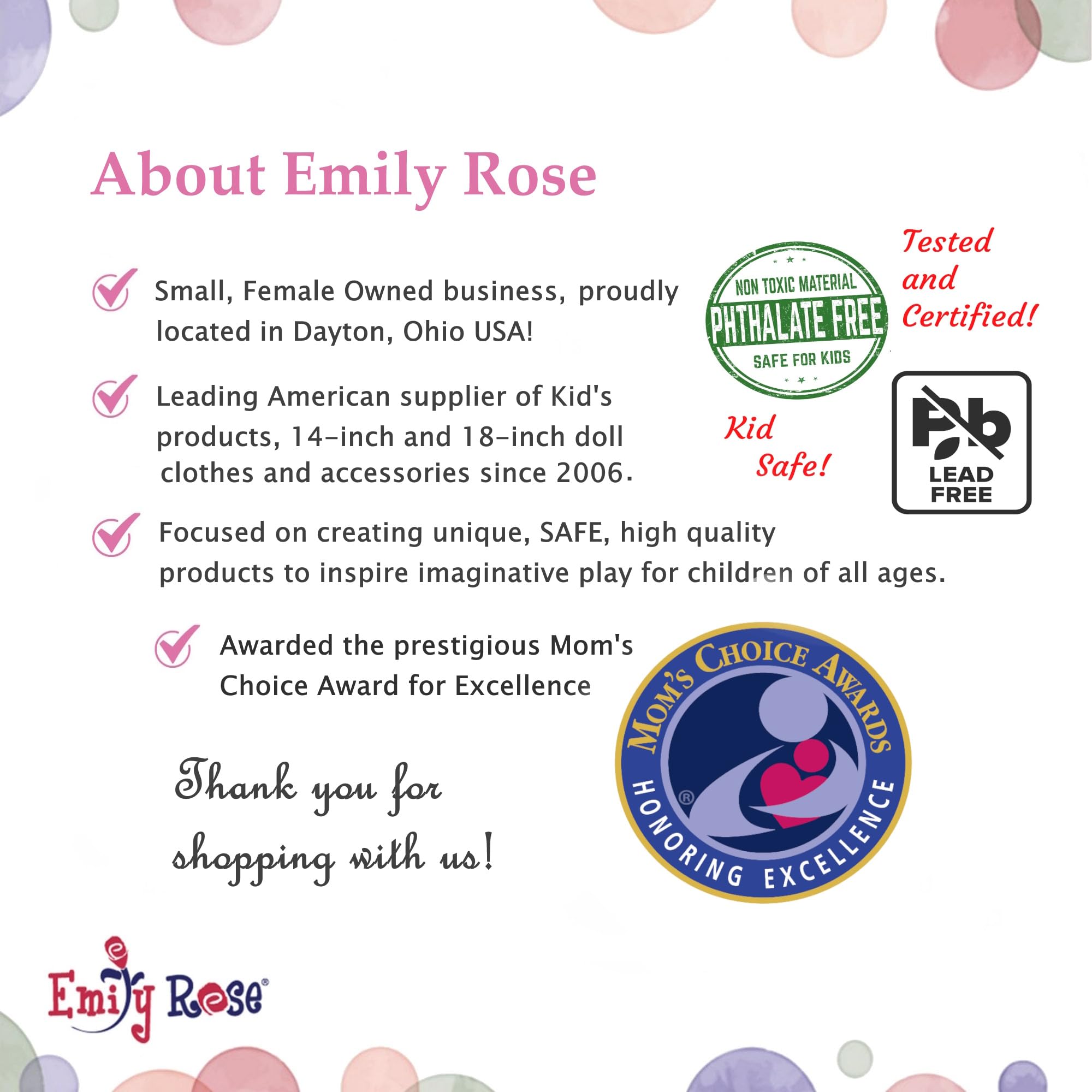 Emily Rose gift-ready nap mat set for birthdays