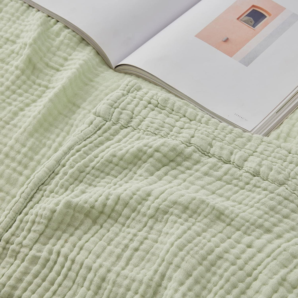 EMME muslin baby blanket 40x50 swaddle for newborn comfort and breathable softness.
