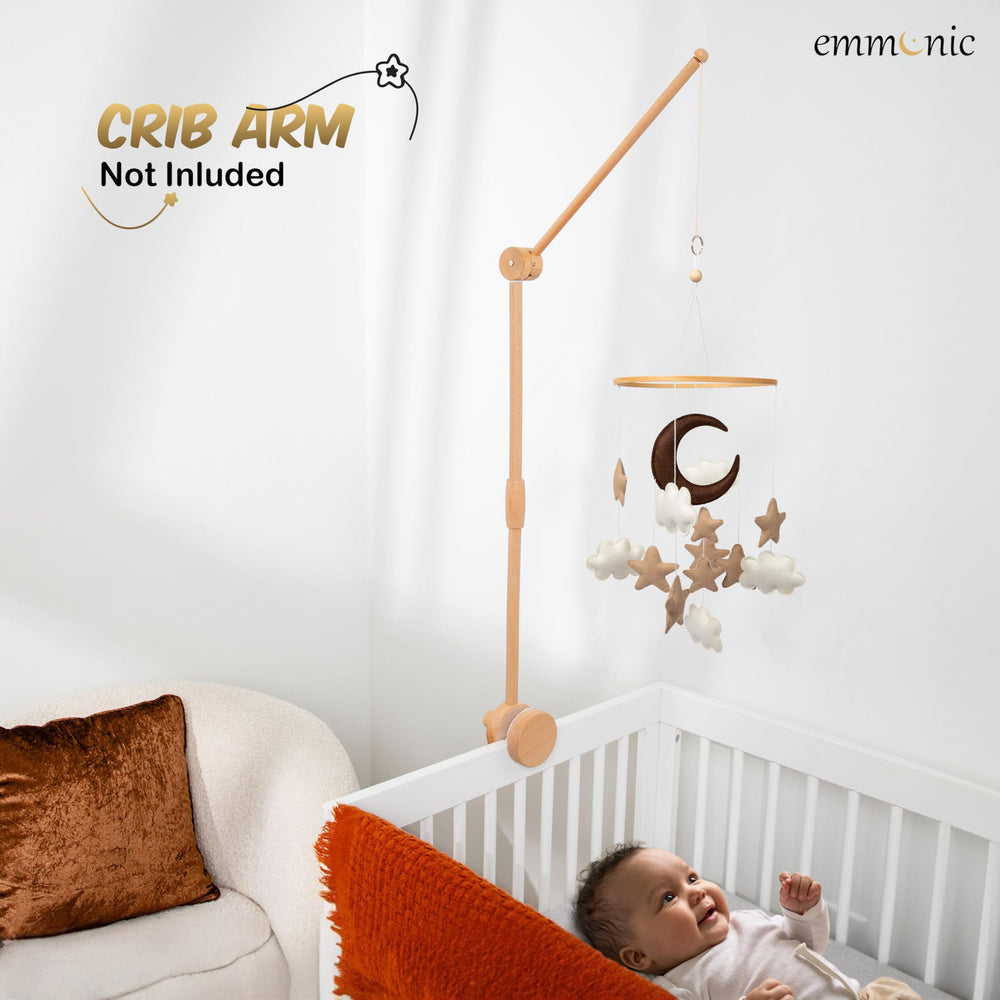 EMMNNIC mobile length adjustment enables versatile placement as baby grows.