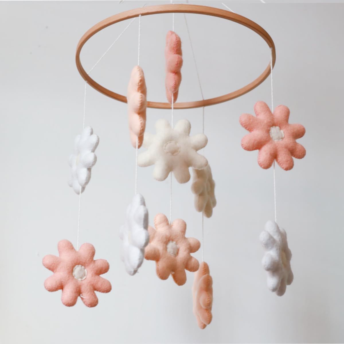 emmnnic nursery decor mobile—calming centerpiece for baby's crib space