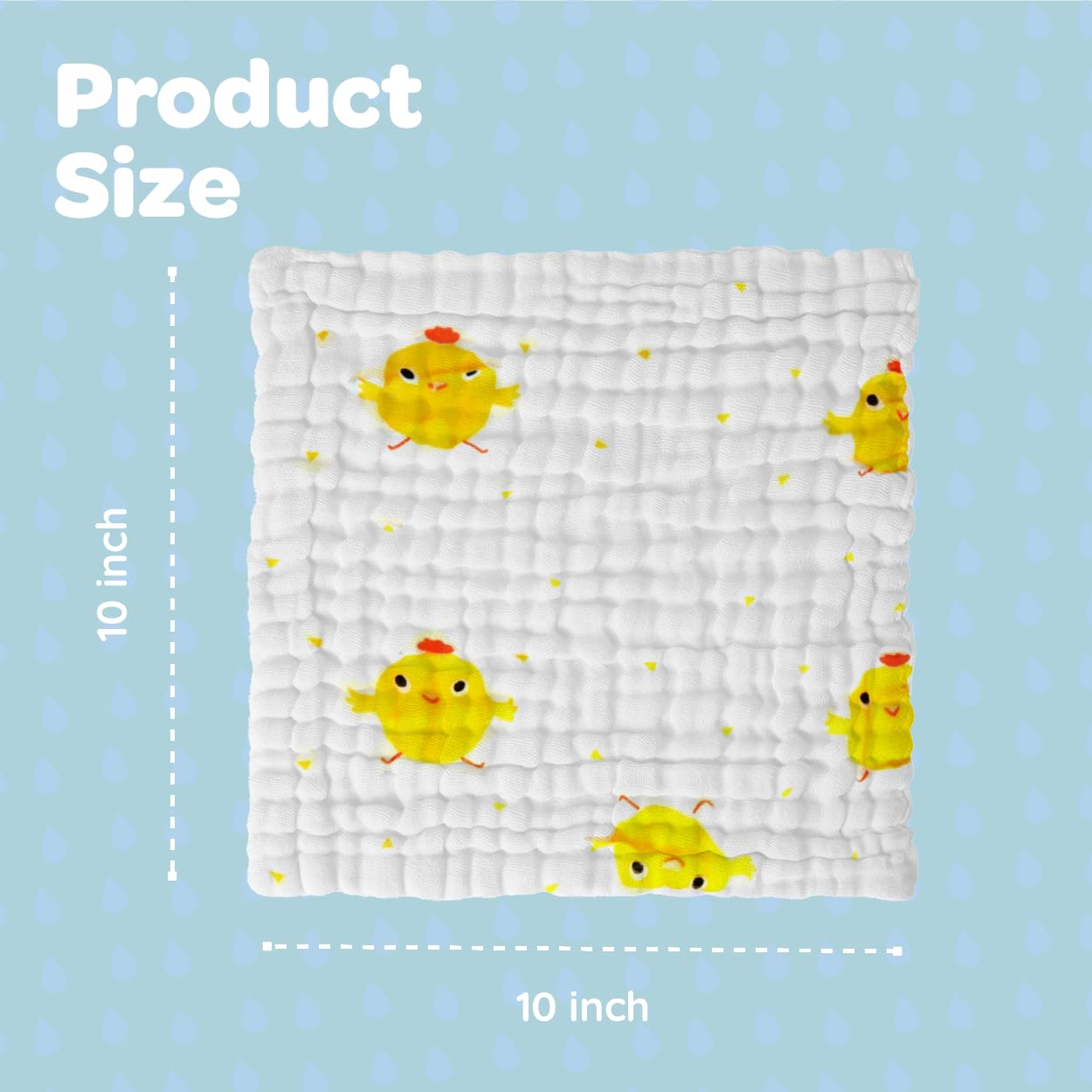 EMSAAG animal-pattern washcloth design for everyday use
