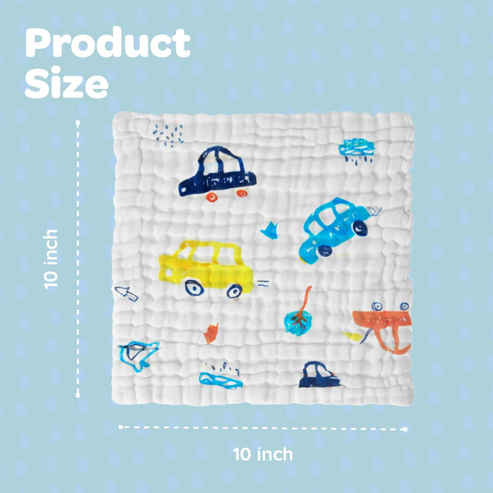 Durable plush finish on EMSAAG baby washcloths withstands regular washing