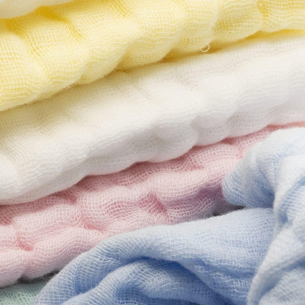 EMSAAG Durable plush washcloths maintain softness wash after wash.